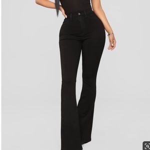 Skinny bell bottoms jeans